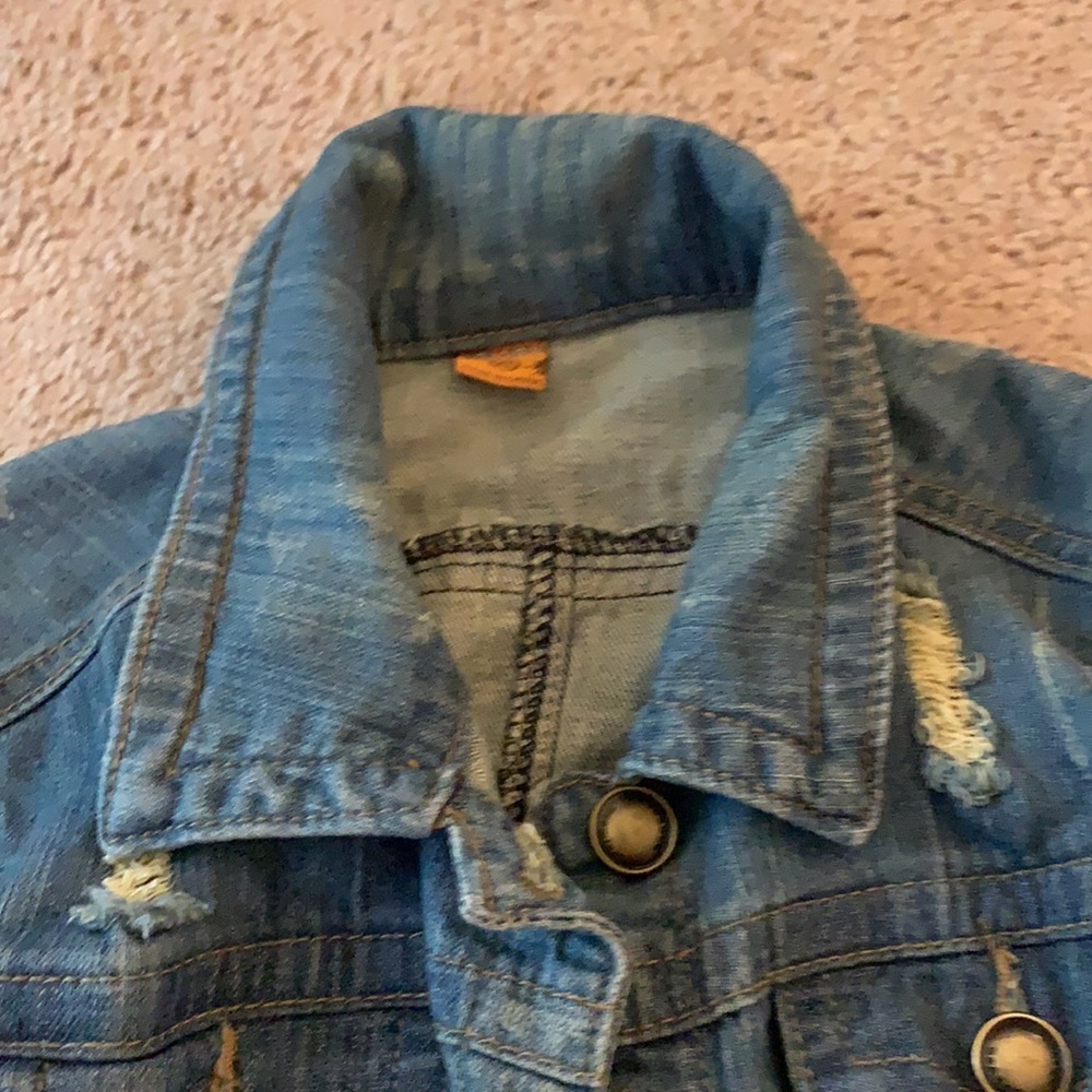 Distressed Denim Jacket - Picture 8 of 16